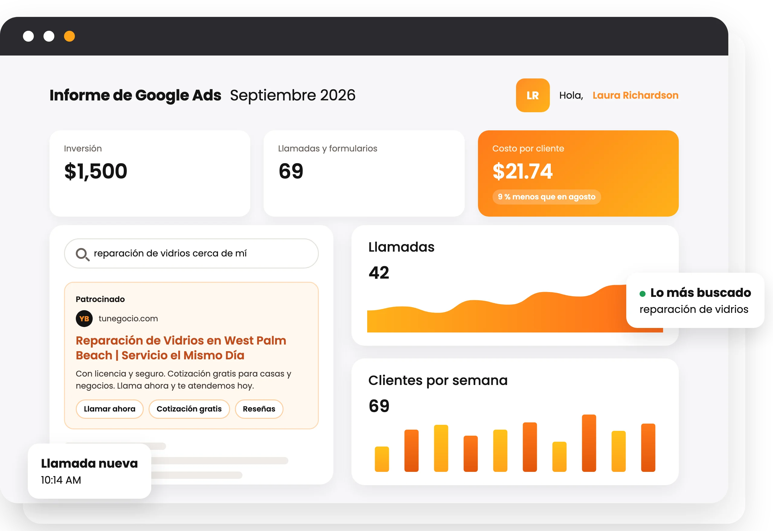 Informe mensual de Google Ads