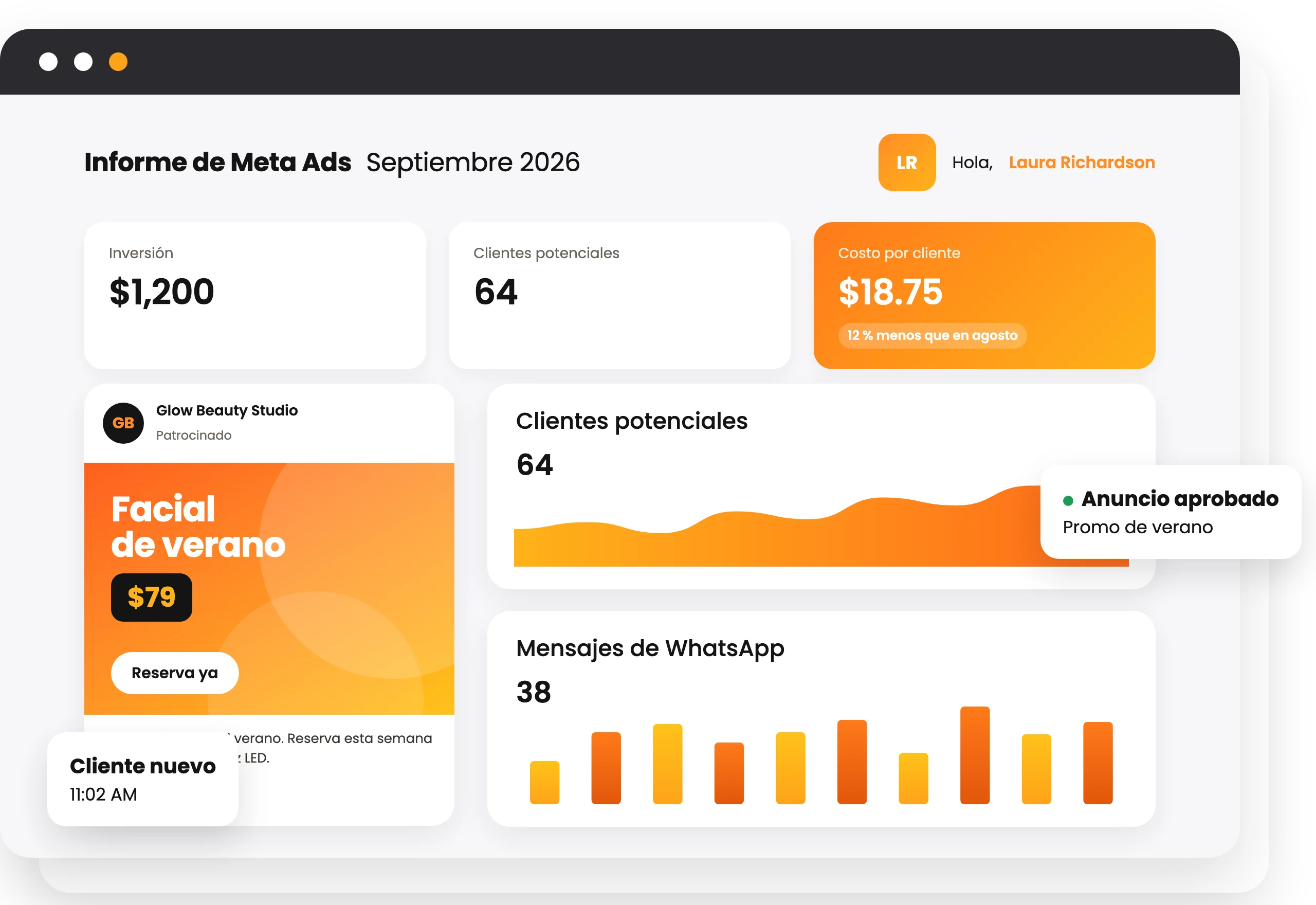 Informe mensual de Meta Ads