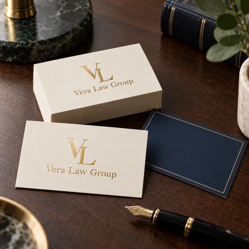 Business cards for a law firm
