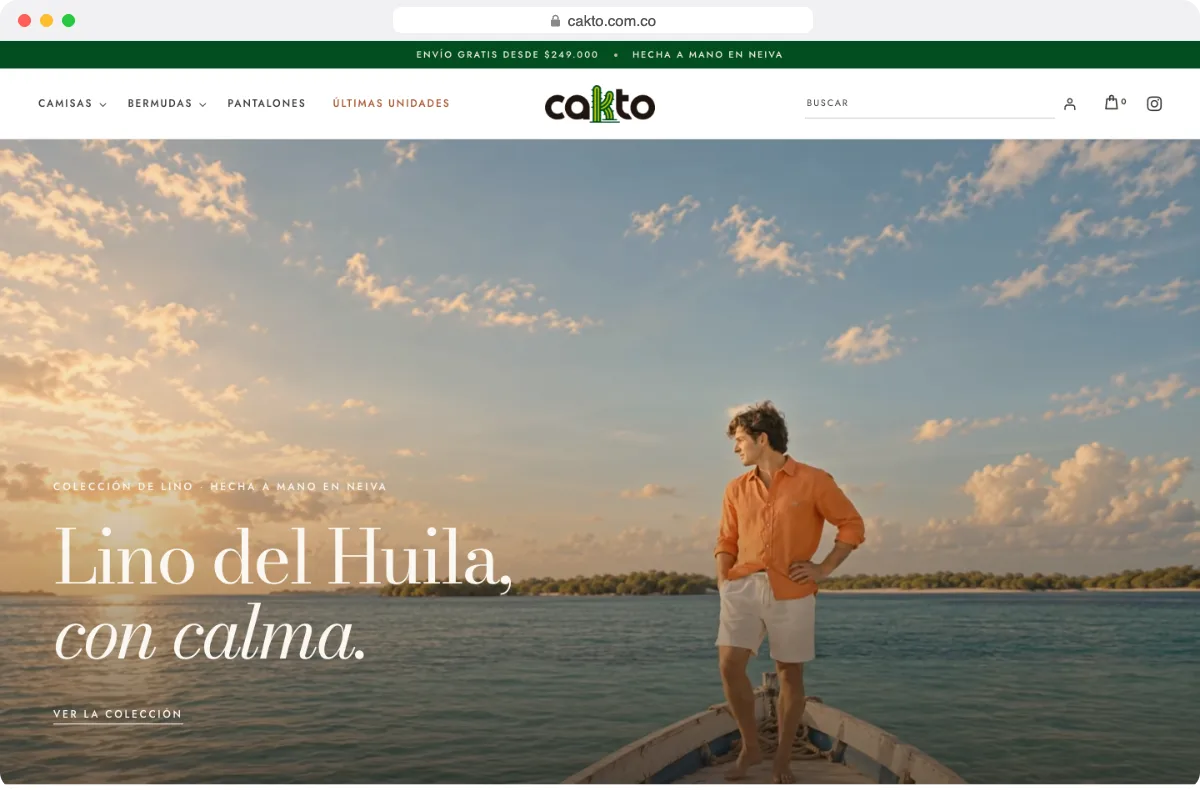 cakto.com.co website designed by Dox Studio